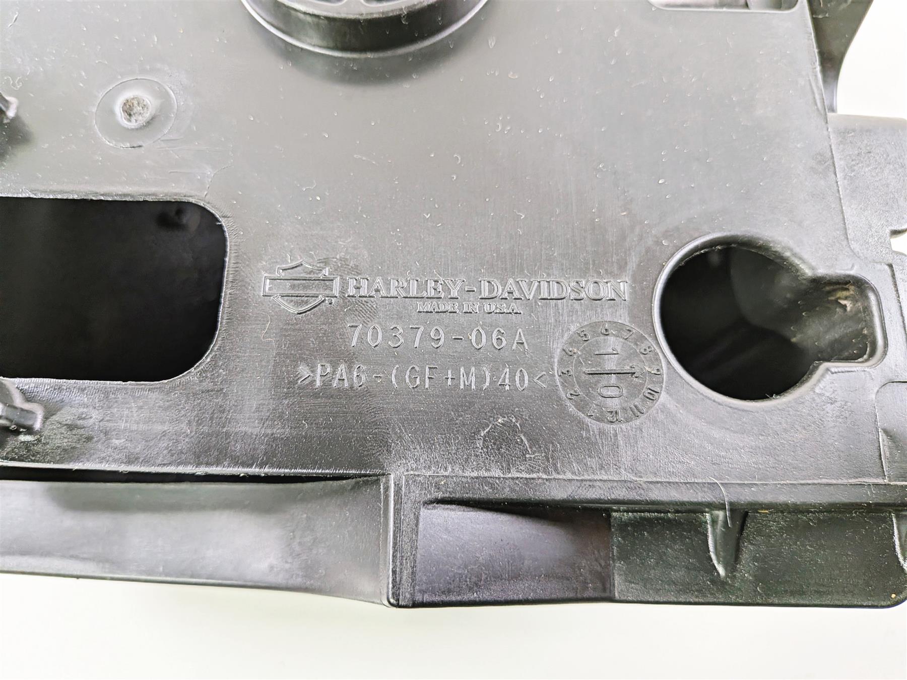 2011 Harley FXDF Dyna Fat Bob Right Battery Tray & Outer Cover 70379-06B {{ shop.shopifyCountryName }} - Mototech271