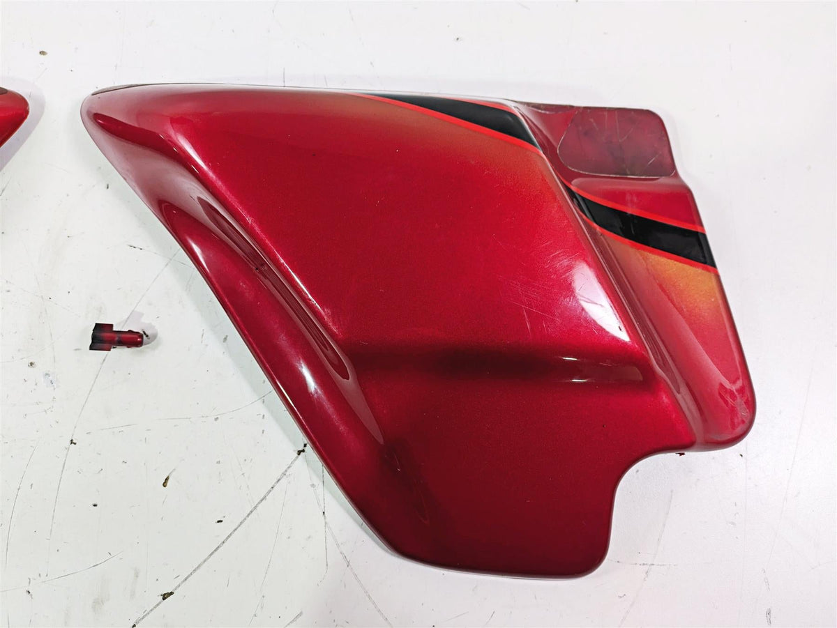 2007 Harley Touring FLHTCU SE CVO E-Glide Side Cover Cherry Black Ice 66048-97 {{ shop.shopifyCountryName }} - Mototech271