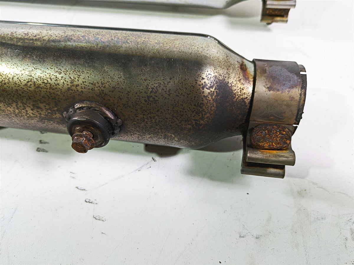 2008 Harley FLSTC Softail Heritage Slip On Slash Cut Exhaust Muffler Set - Read {{ shop.shopifyCountryName }} - Mototech271