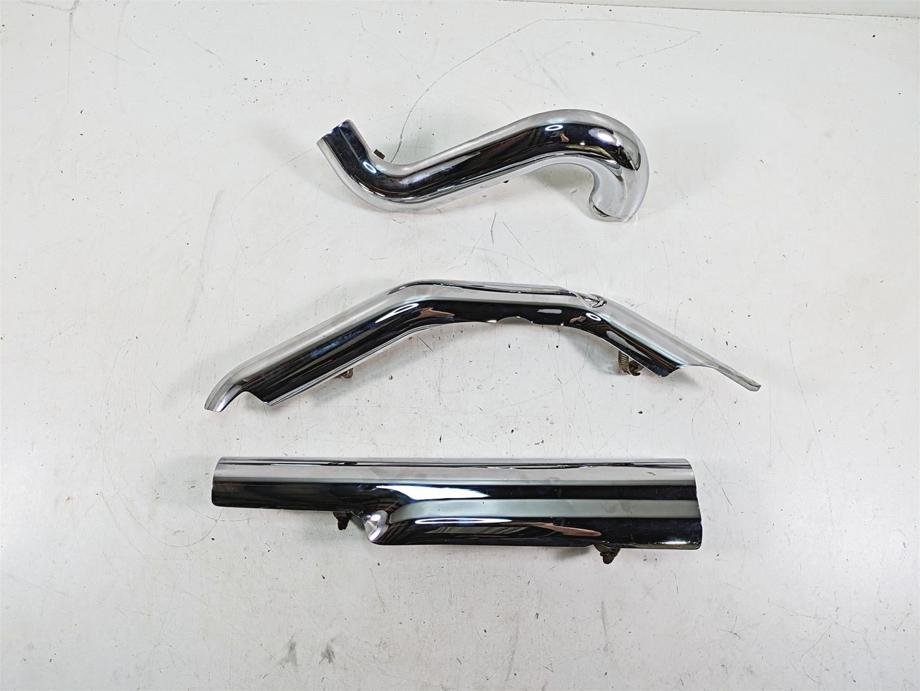 2010 Harley Touring FLHTCU Electra Glide Exhaust Header Heat Shield Set 65952-09 {{ shop.shopifyCountryName }} - Mototech271