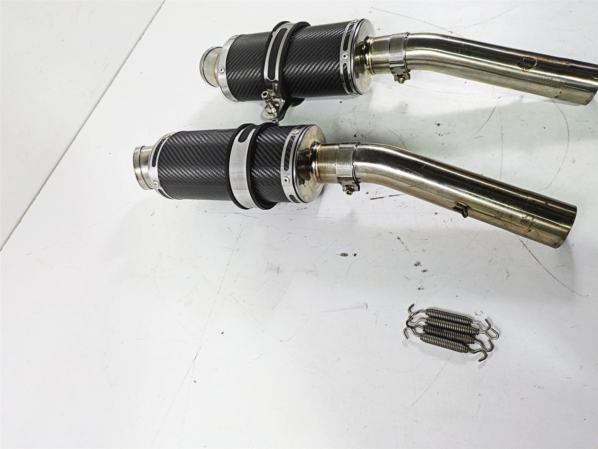 2008 Aprilia RSVR 1000 Factory Delkevic 225mm Carbon Exhaust Muffler Set KIT0318 {{ shop.shopifyCountryName }} - Mototech271