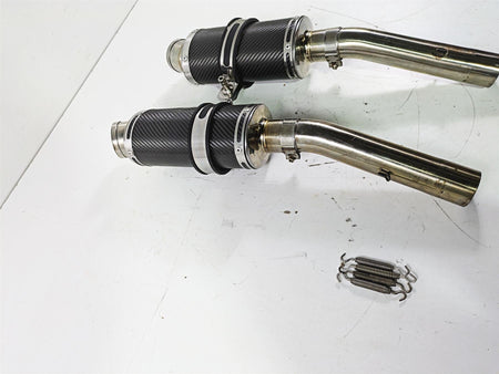 2008 Aprilia RSVR 1000 Factory Delkevic 225mm Carbon Exhaust Muffler Set KIT0318 {{ shop.shopifyCountryName }} - Mototech271