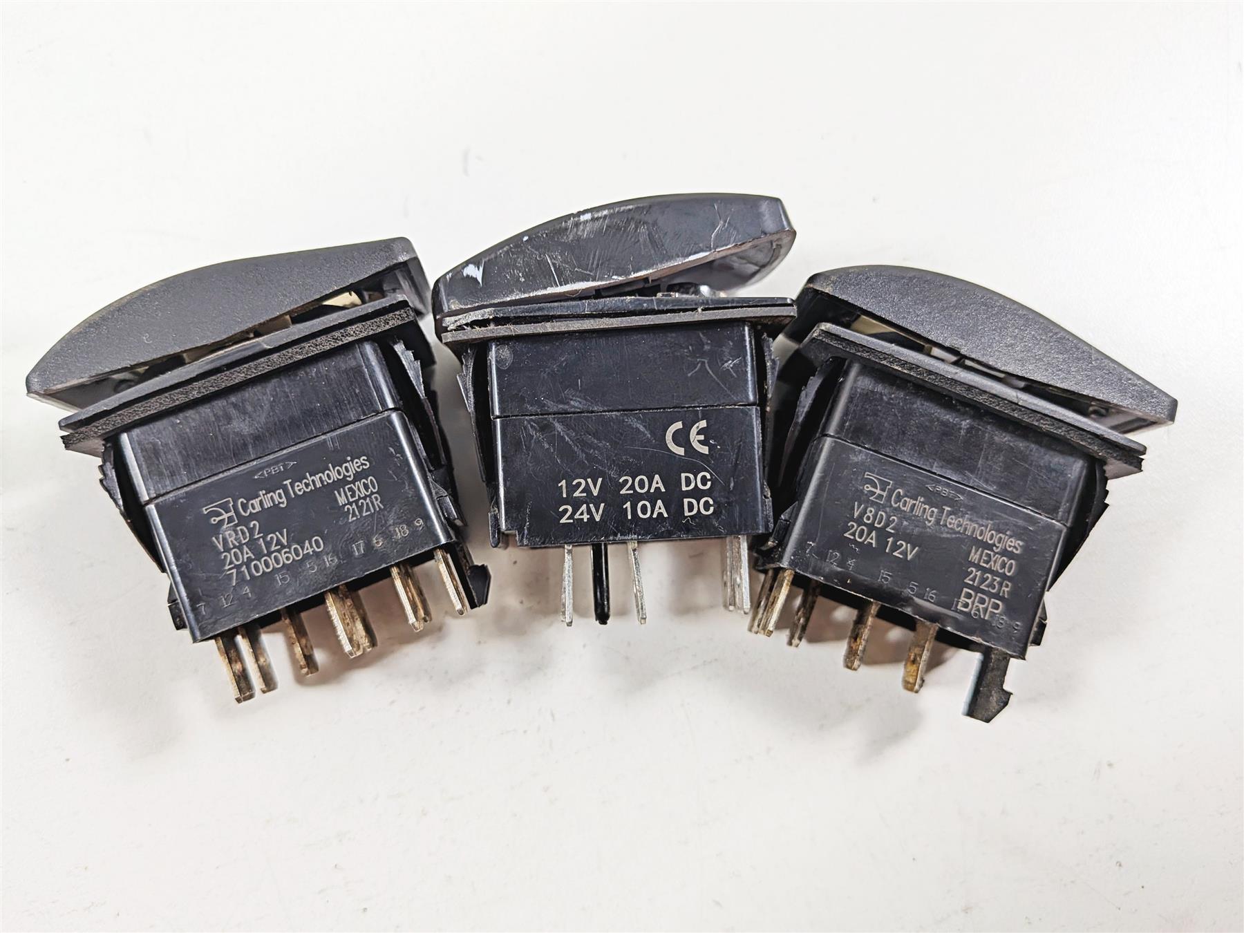 2022 Can Am Maverick X3 XRC Turbo RR 72" Start Stop Light Mode Switch Set 710006059-Mototech271