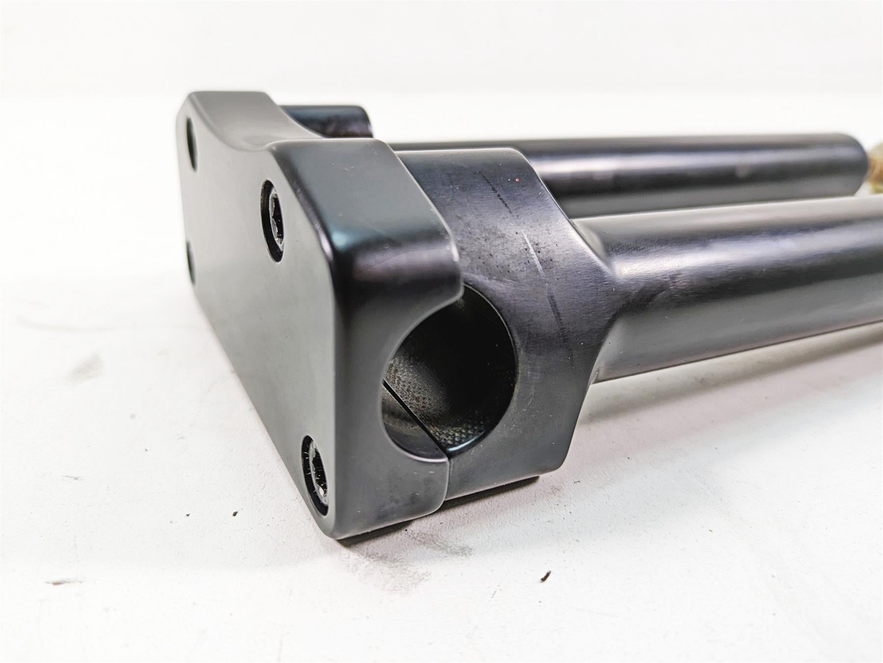 2009 Harley FXDF Dyna Fat Bob 9.5" Handlebar Handle Bar Riser Holder {{ shop.shopifyCountryName }} - Mototech271