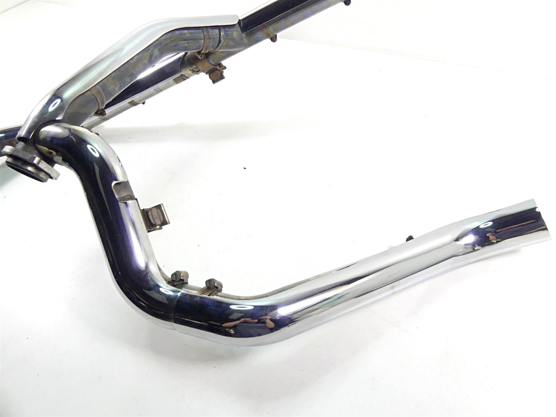 2003 Harley Touring FLHTCI E-Glide 100TH Oem Exhaust Pipe Header Set 65626-98C {{ shop.shopifyCountryName }} - Mototech271