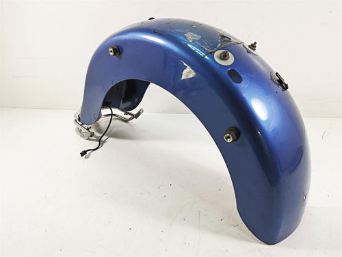 2005 Harley Touring FLHTCUI Electra Glide Rear Fender Chopper Blue 59579-01B | Mototech271
