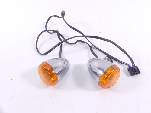 2004 Harley Touring FLHRSI Road King Front Blinker Turn Signal Set -Read 68972-0 | Mototech271