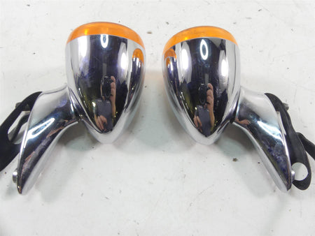 2011 Harley Touring FLTRX Road Glide Front Blinker Lights & Mounts Set 69272-05 {{ shop.shopifyCountryName }} - Mototech271