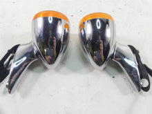Load image into Gallery viewer, 2011 Harley Touring FLTRX Road Glide Front Blinker Lights &amp; Mounts Set 69272-05 | Mototech271
