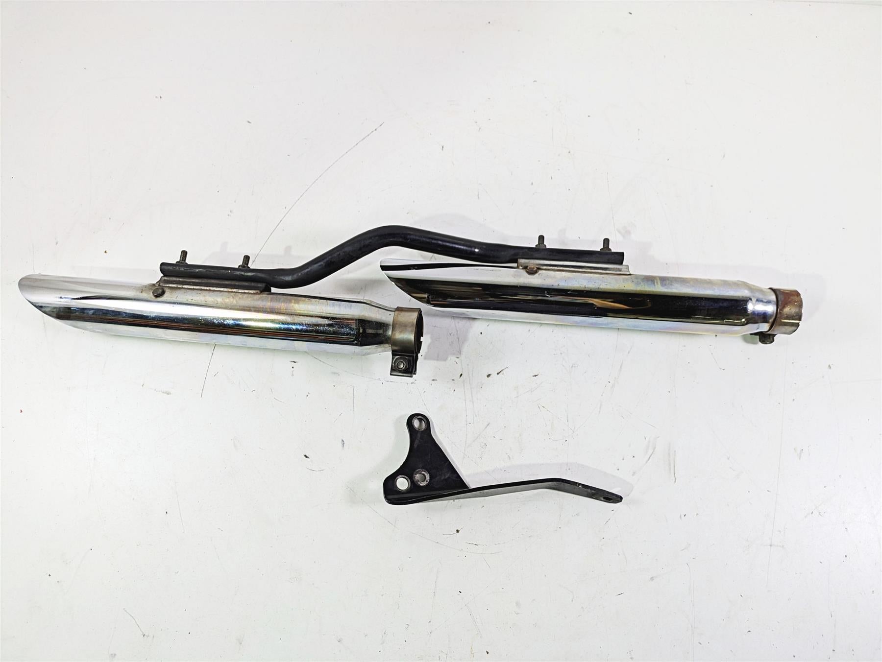 2002 Harley Dyna FXDL Low Rider Slash Cut Exhaust Muffler Set 65674-95 65695-95 {{ shop.shopifyCountryName }} - Mototech271