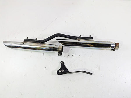 2002 Harley Dyna FXDL Low Rider Slash Cut Exhaust Muffler Set 65674-95 65695-95 {{ shop.shopifyCountryName }} - Mototech271