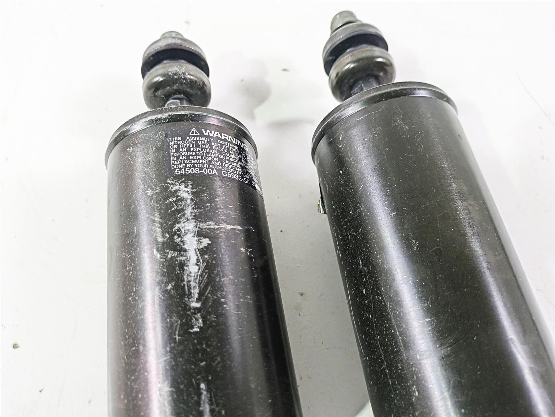 2004 Harley Softail FLSTF Fat Boy Showa Rear Suspension Shock Set 54508-00A {{ shop.shopifyCountryName }} - Mototech271