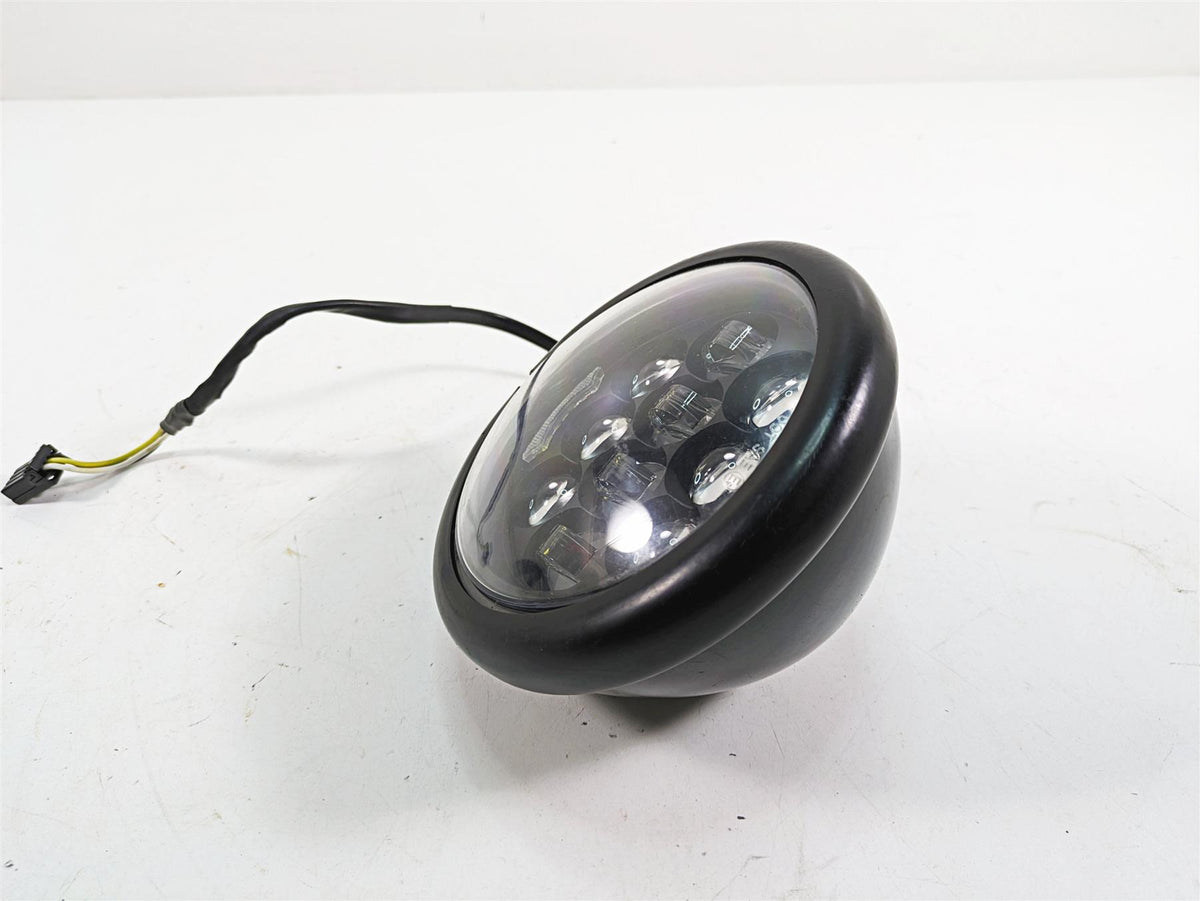 2009 Harley Softail FLSTSB Cross Bones Headlight Head Light Lamp 5-3/4 69923-08 {{ shop.shopifyCountryName }} - Mototech271
