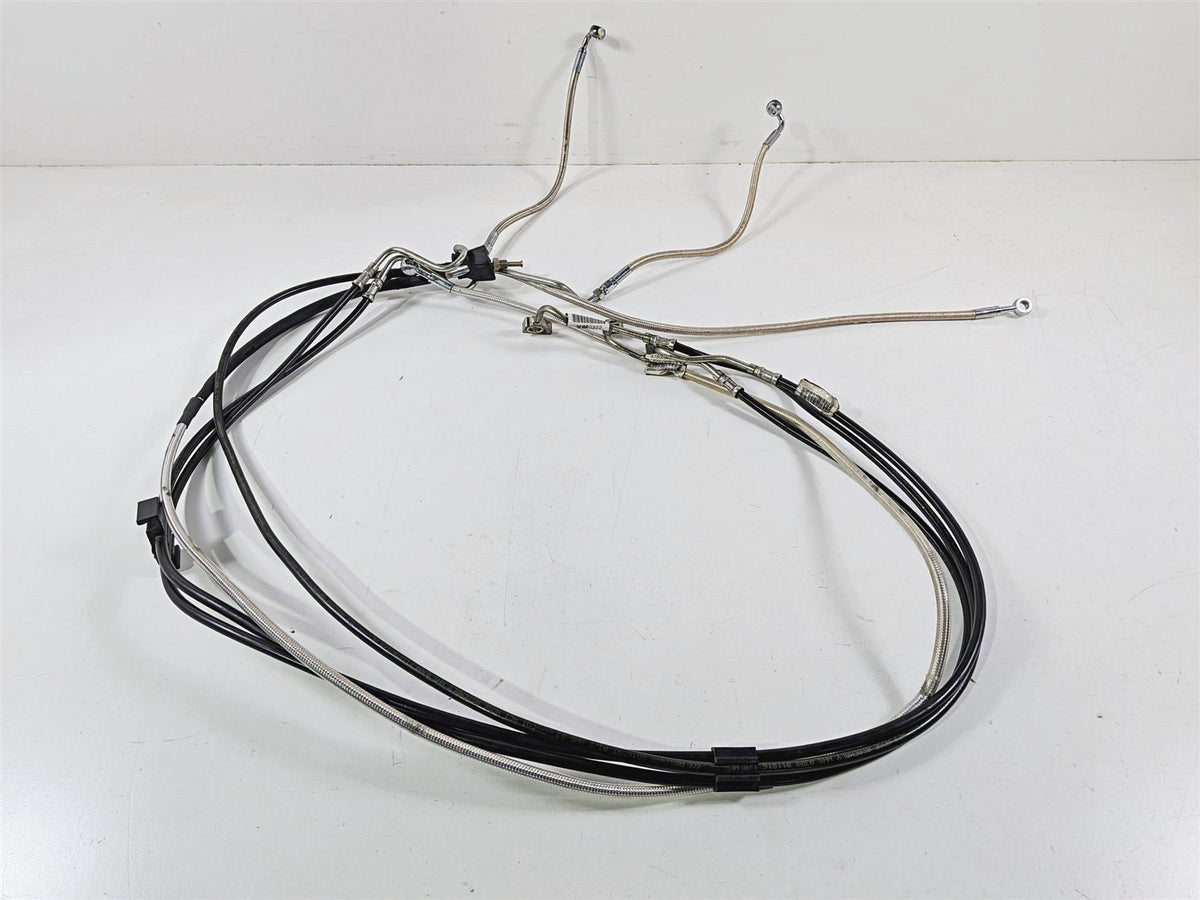 2015 Harley Touring FLTRUSE CVO Road Glide 16" Bar Hydr Clutch Front Brake Line-Mototech271