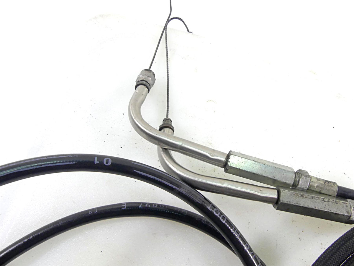 2017 Harley Dyna FXDB Street Bob 10" Risers Throttle Cable Clutch & Brake Line {{ shop.shopifyCountryName }} - Mototech271