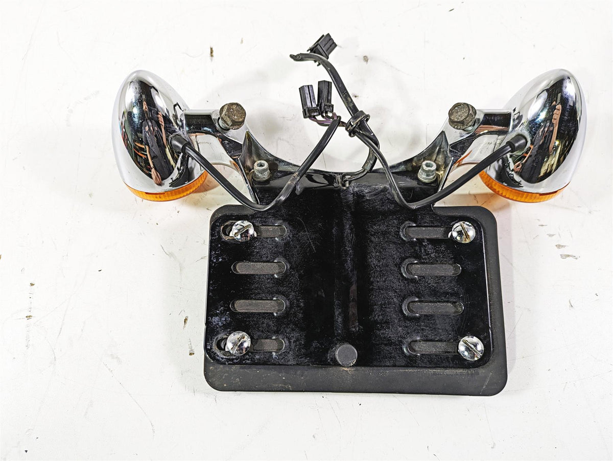 2012 Harley FLD Dyna Switchback Rear Chrome Blinker Turn Signal Bar 68629-05 {{ shop.shopifyCountryName }} - Mototech271