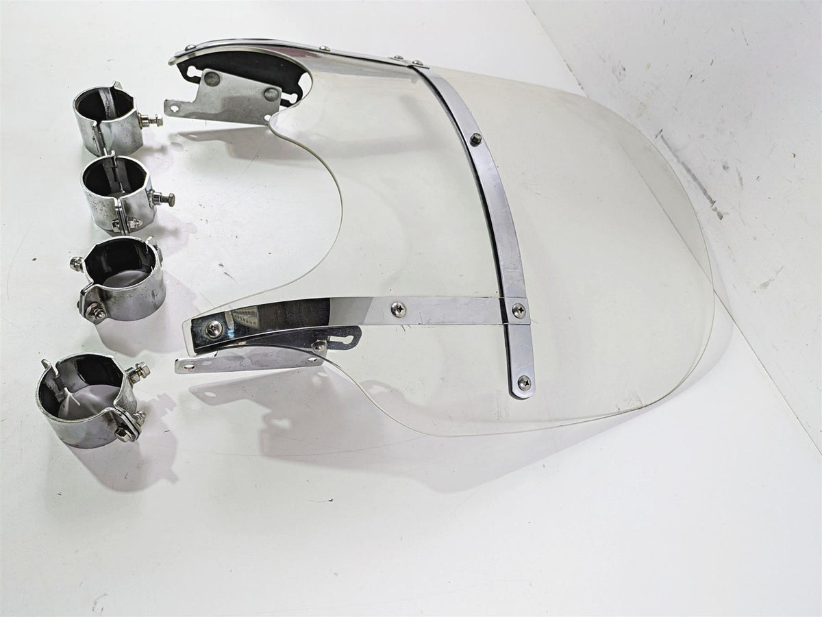 2006 Triumph Rocket 3 Windshield Wind Screen & Mounting Hardware A9740049 {{ shop.shopifyCountryName }} - Mototech271