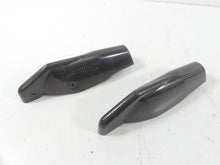 Load image into Gallery viewer, 2008 Ducati Hypermotard 1100S Lower Carbon Fiber Fork Guards 46012811C 46012801C | Mototech271
