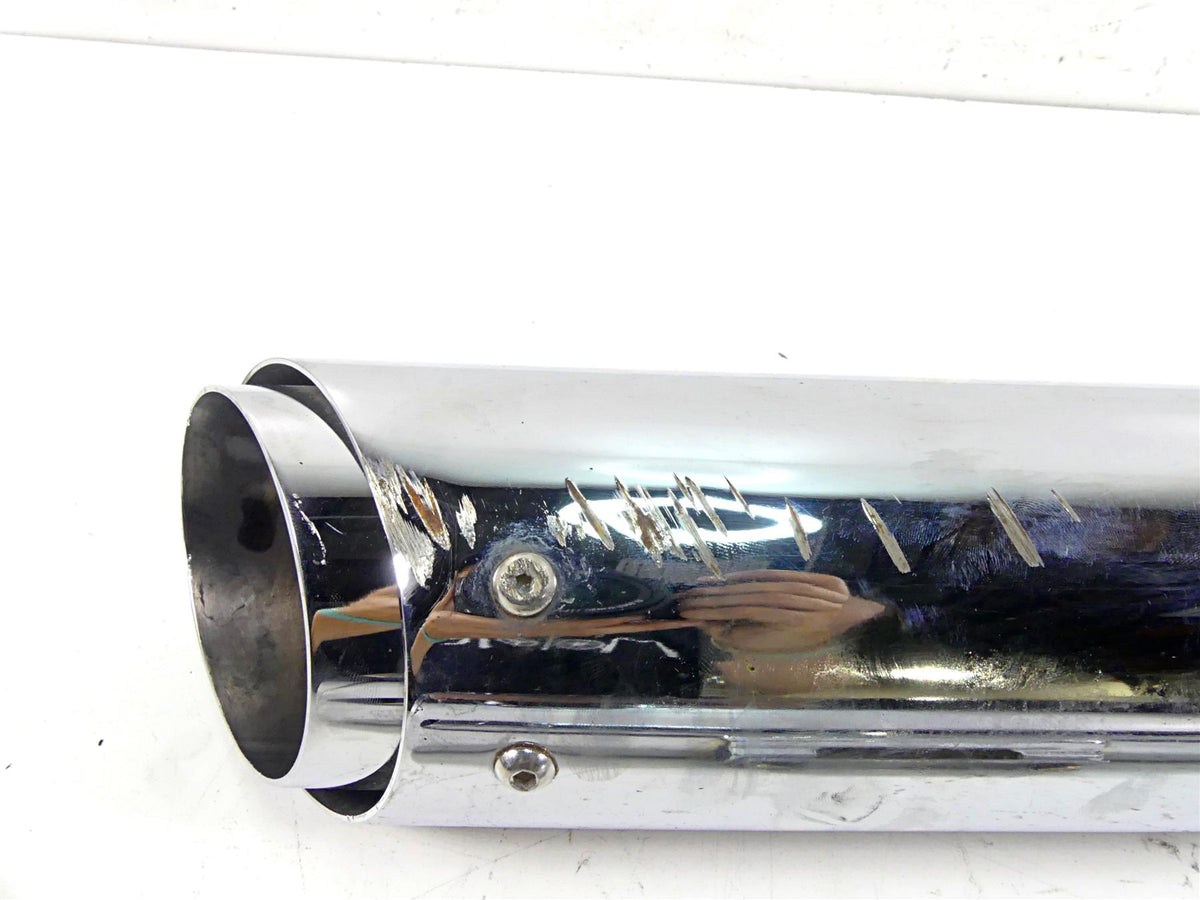 2008 Harley Touring FLHX Street Glide Vance Hines Twin Slash Mufflers Set 16763 {{ shop.shopifyCountryName }} - Mototech271