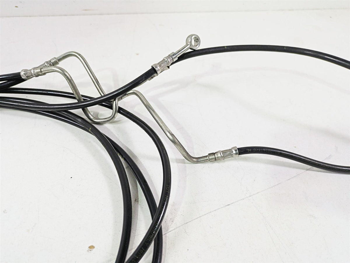 2015 Harley Touring FLHTKL Electra Glide Front Abs Brake Line Hose Set 41800544 {{ shop.shopifyCountryName }} - Mototech271