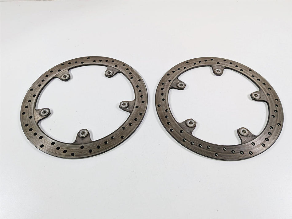 2014 BMW S1000RR K46 Straight Front Brake Rotor Disc Set 320mm 34117723493 {{ shop.shopifyCountryName }} - Mototech271