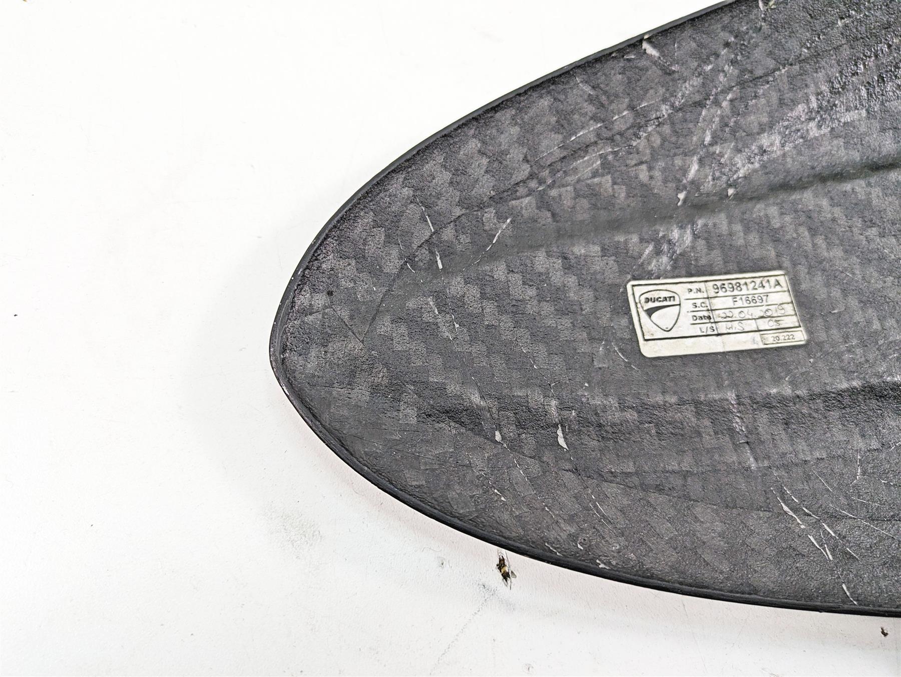2020 Ducati Hypermotard 950 SP Rear Carbon Fiber Fender Mud Guard 96981241A {{ shop.shopifyCountryName }} - Mototech271