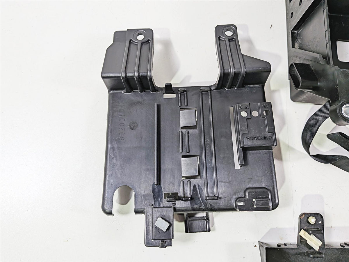2015 Harley Touring FLTRUSE CVO Road Glide Battery Tray Electrical Holder Set 66000010A-Mototech271