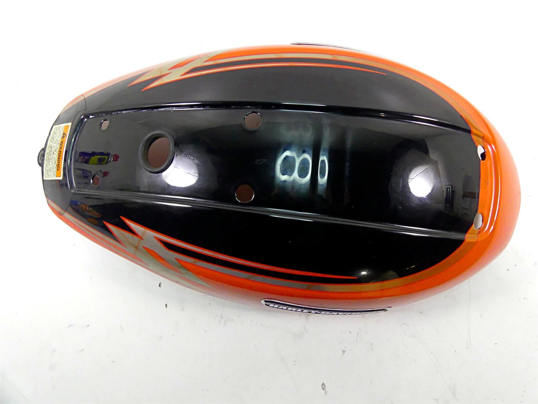 2005 Harley VRSCSE CVO V-Rod Upper Tank Airbox Cover Fairing Orange 66097-05 {{ shop.shopifyCountryName }} - Mototech271