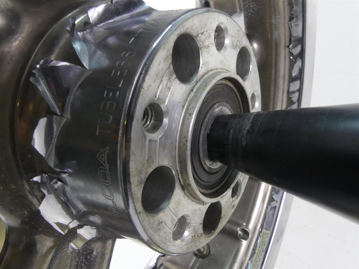2004 Harley Softail FXSTD SE CVO Deuce Rear Wheel Rim 17x4.5 -Read 44566-07 {{ shop.shopifyCountryName }} - Mototech271
