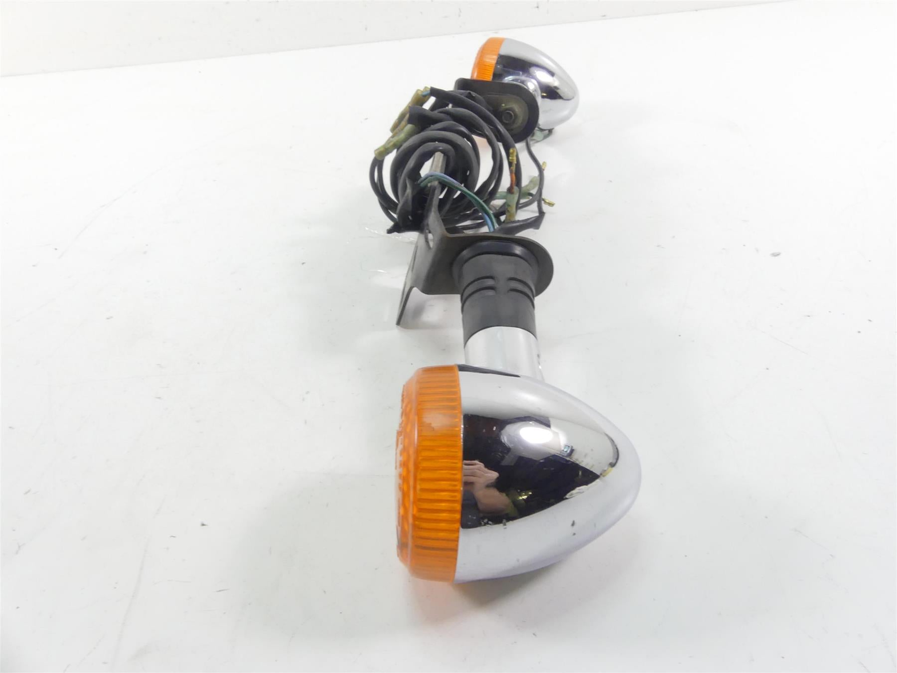 2007 Honda VT1100 C Shadow Spirit Rear Blinker Turn Signal Set 33650-MAH-671 {{ shop.shopifyCountryName }} - Mototech271