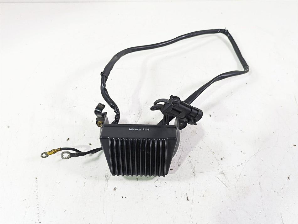 2003 Harley Touring FLHTCUI 100TH E-Glide Rectifier Volt Regulator Read 74505-02 {{ shop.shopifyCountryName }} - Mototech271