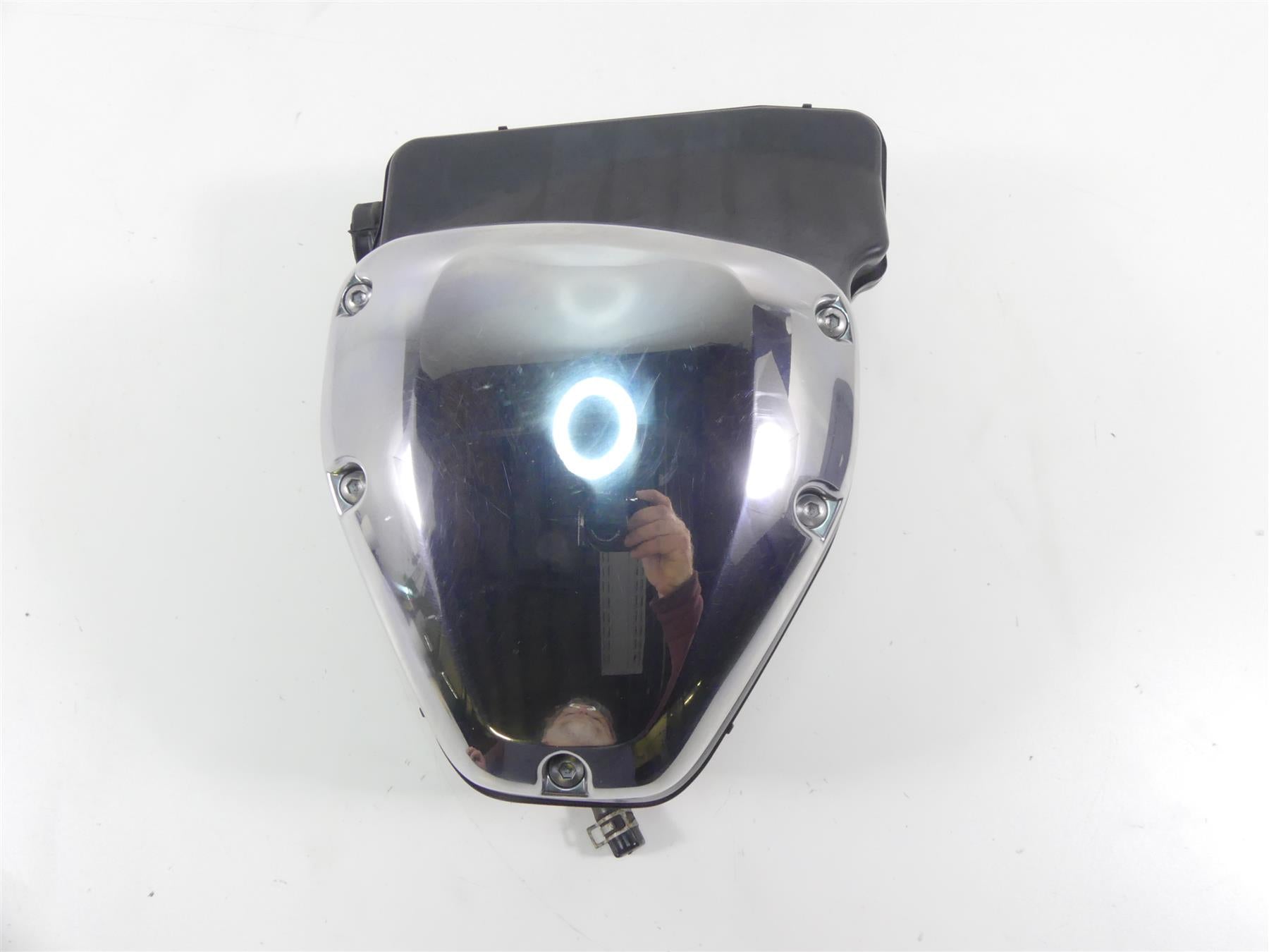 2009 Honda VTX1300 Touring Air Cleaner Breather Filter & Cover 17221-MEA-670 {{ shop.shopifyCountryName }} - Mototech271