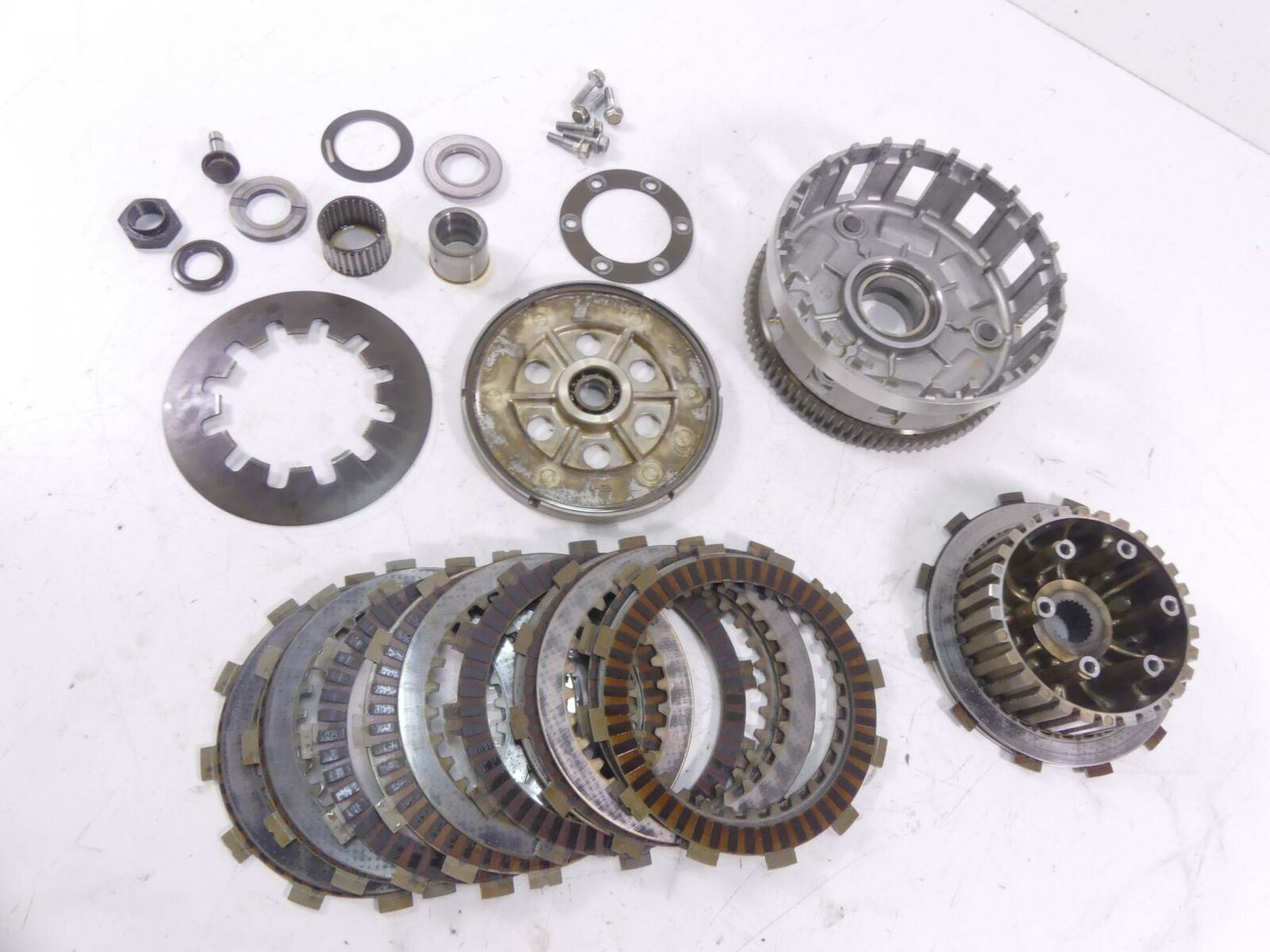2012 Yamaha XT1200 Super Tenere Clutch Basket Friction Disc Set 23P-16150-00-00