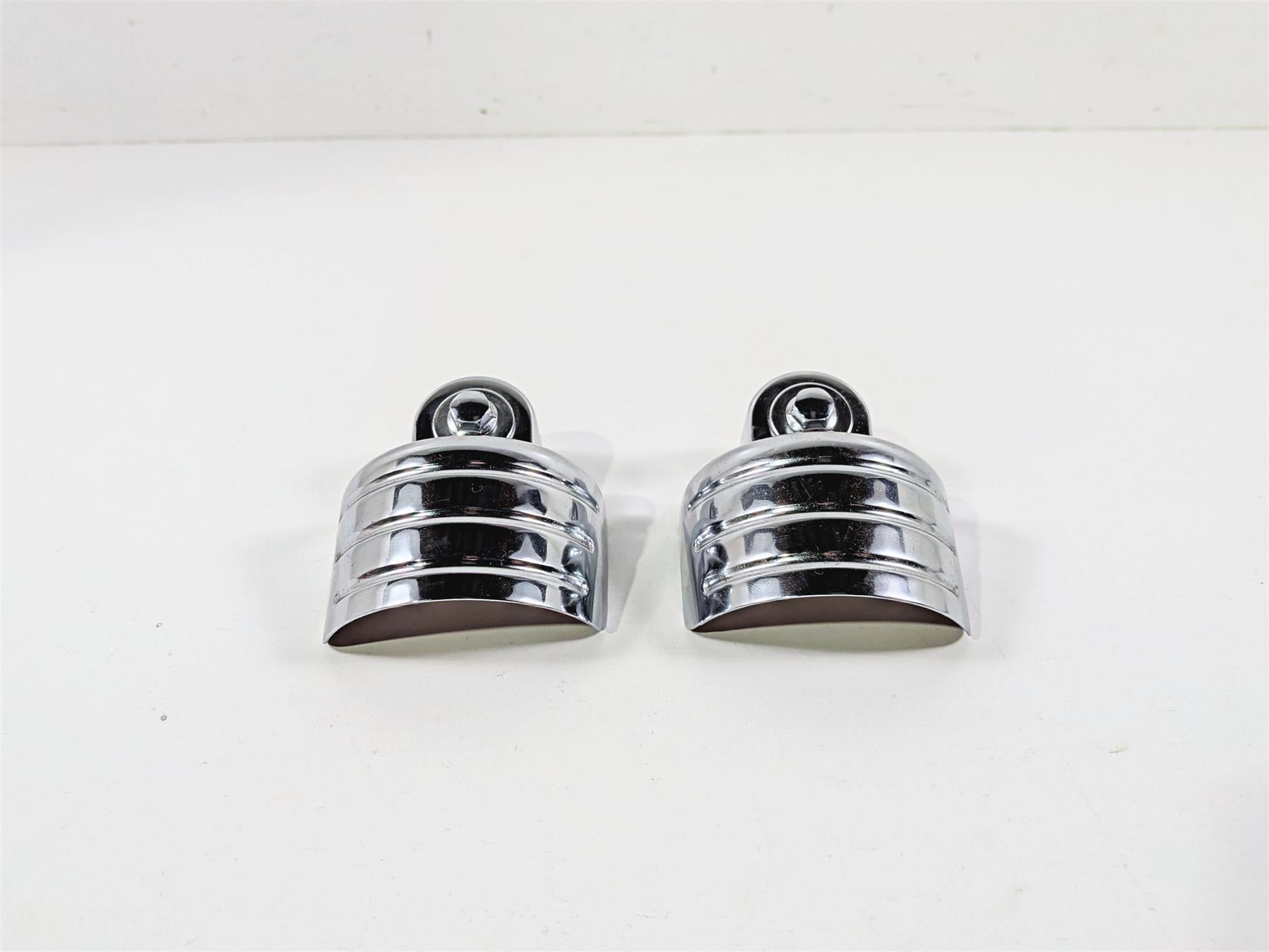 2003 Honda V-Twin VTX1800 C Kuryakyn Chrome Rear Shock Top Covers 8261 {{ shop.shopifyCountryName }} - Mototech271