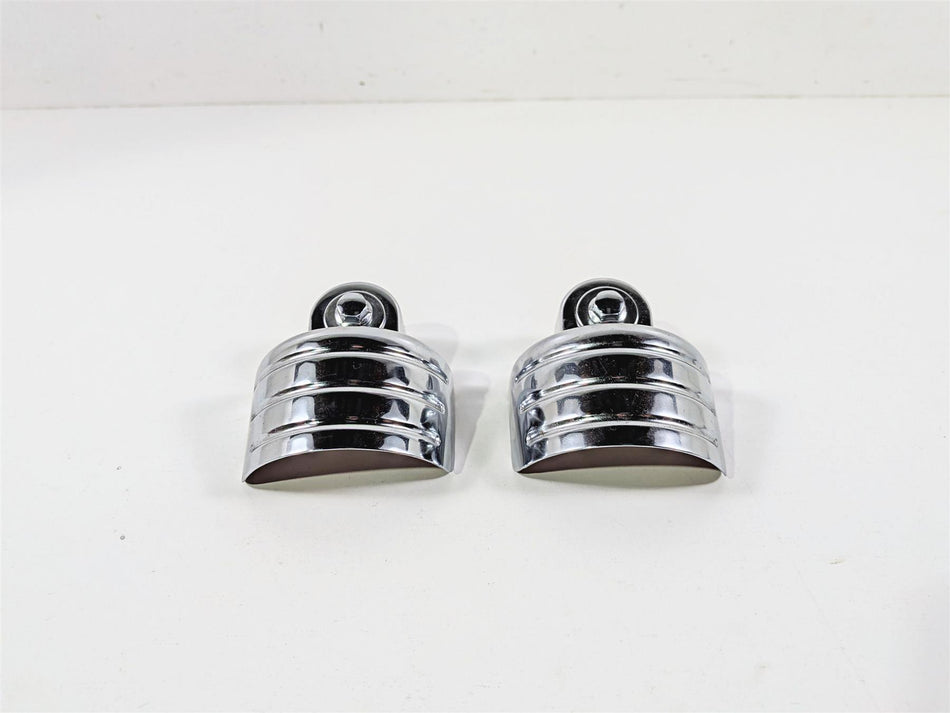 2003 Honda V-Twin VTX1800 C Kuryakyn Chrome Rear Shock Top Covers 8261 {{ shop.shopifyCountryName }} - Mototech271