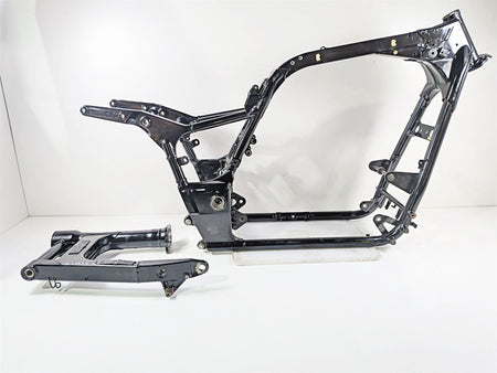 2003 Honda V-Twin VTX1800 C Straight Main Frame + Swingarm With Clean Texas Title 50100-MCH-000 {{ shop.shopifyCountryName }} - Mototech271
