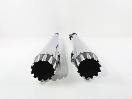 2018 Harley FLHTCU Touring Electra Glide Aftermarket Megaphone Slip On Mufflers-Mototech271
