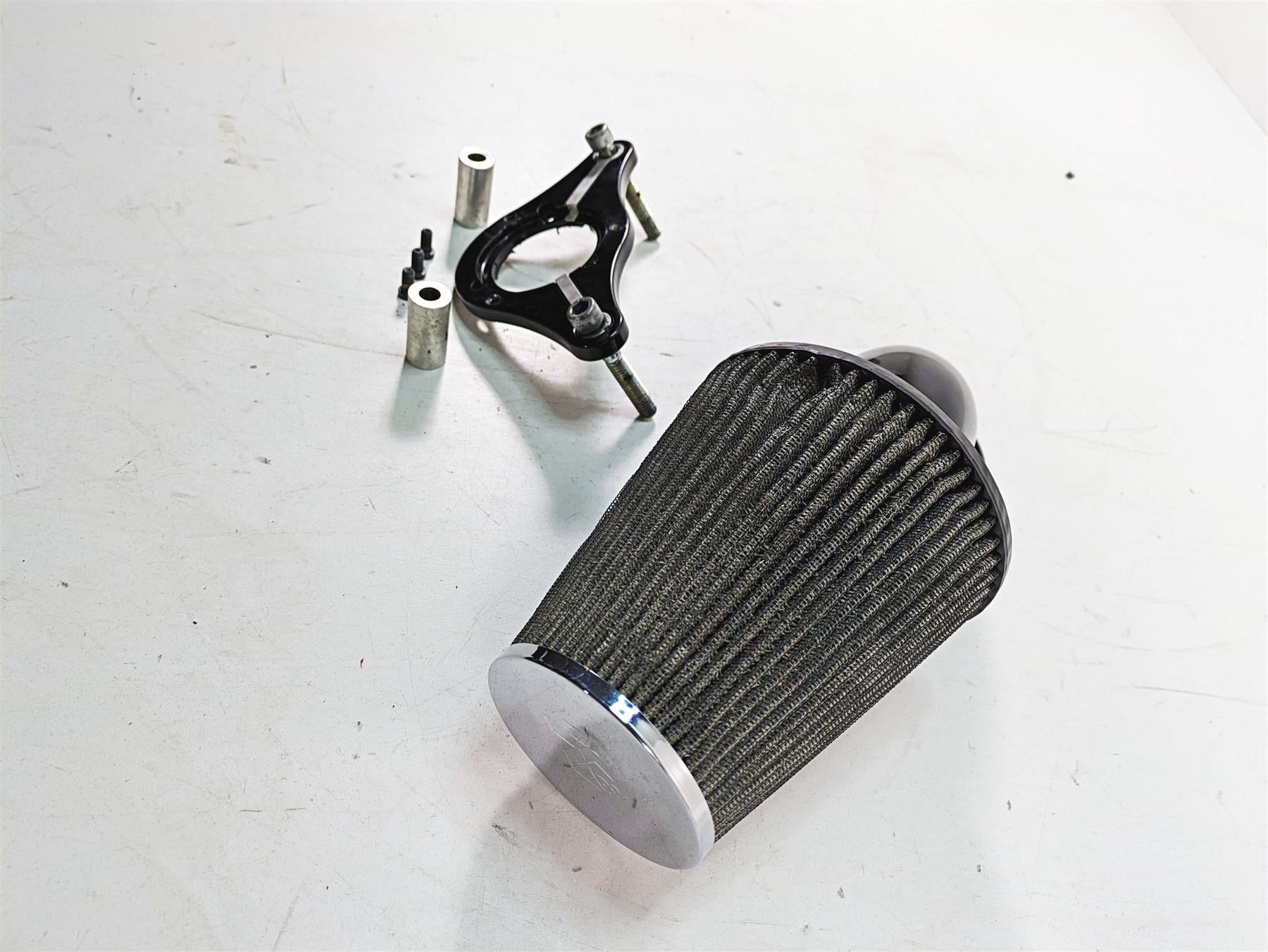 2005 Harley Dyna FXDL Low Rider K&N Heavy Breather Air Cleaner Filter Set {{ shop.shopifyCountryName }} - Mototech271