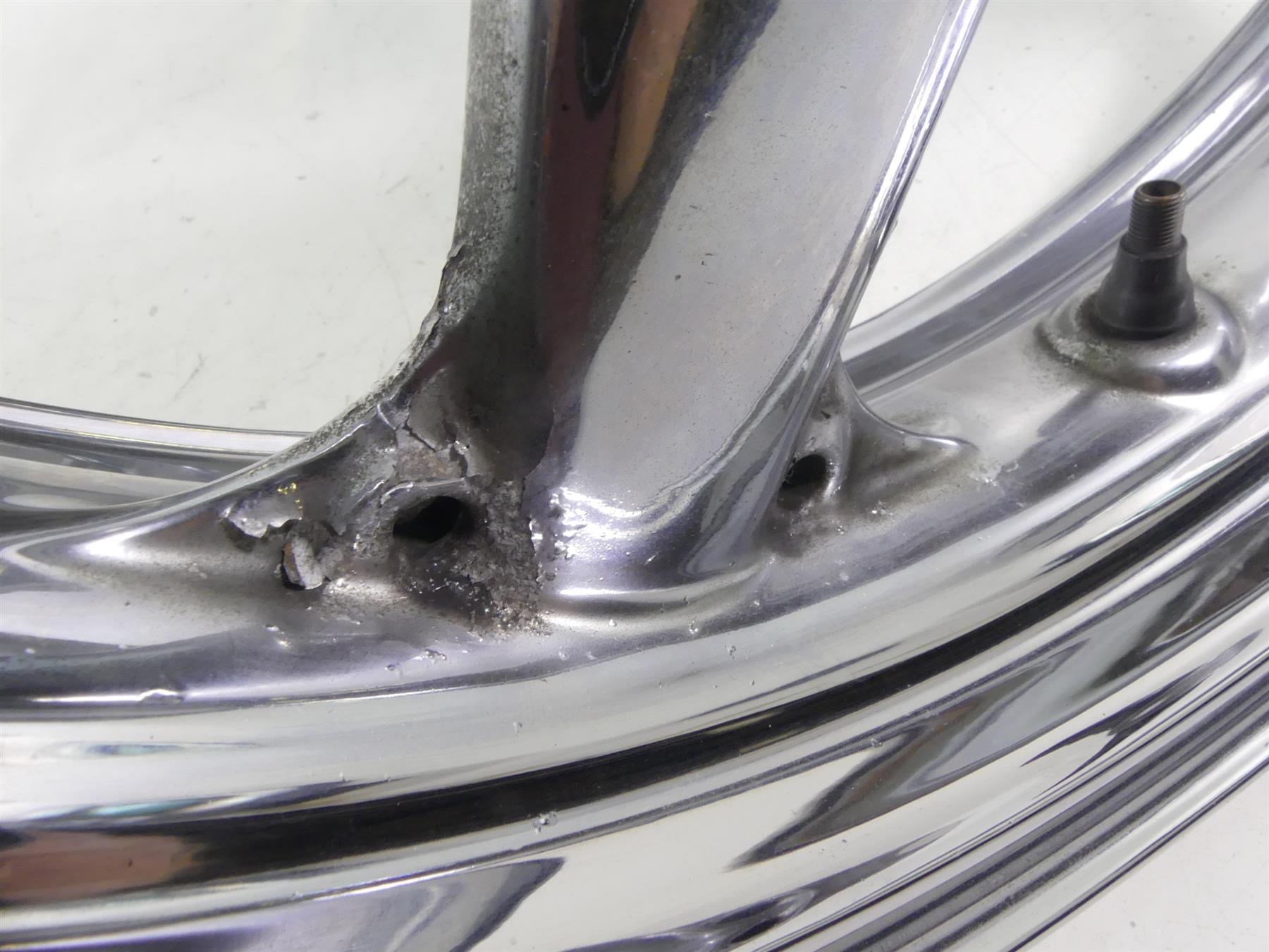 2001 Kawasaki ZX600J2 ZX6R Ninja Front Rear Chrome Wheel Rim Set 41073-1659 {{ shop.shopifyCountryName }} - Mototech271