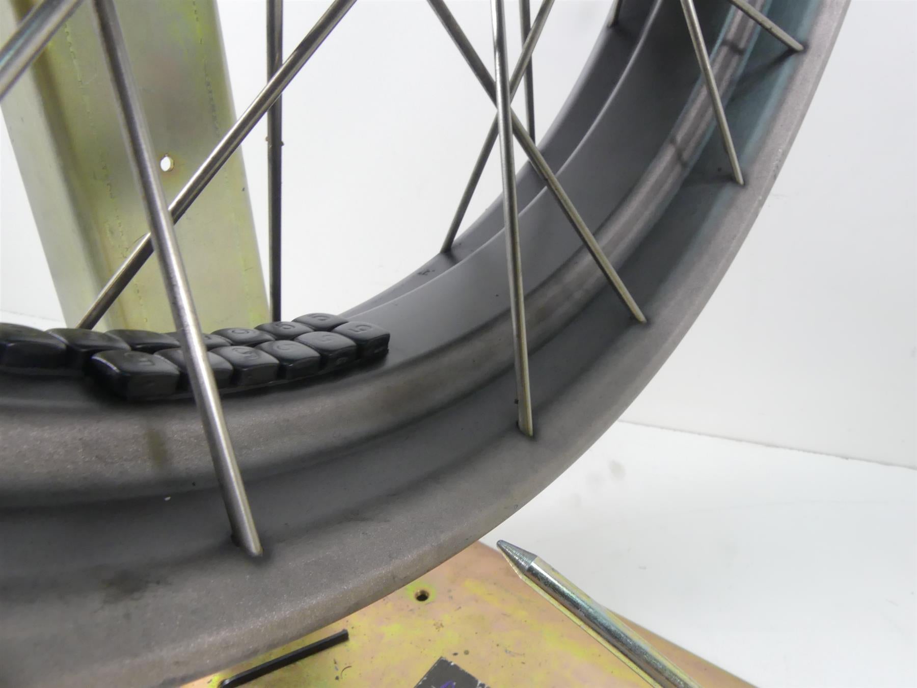 2016 BMW R1200GS K50 Straight Front Spoke Wheel Rim 19x3 36318528531 {{ shop.shopifyCountryName }} - Mototech271
