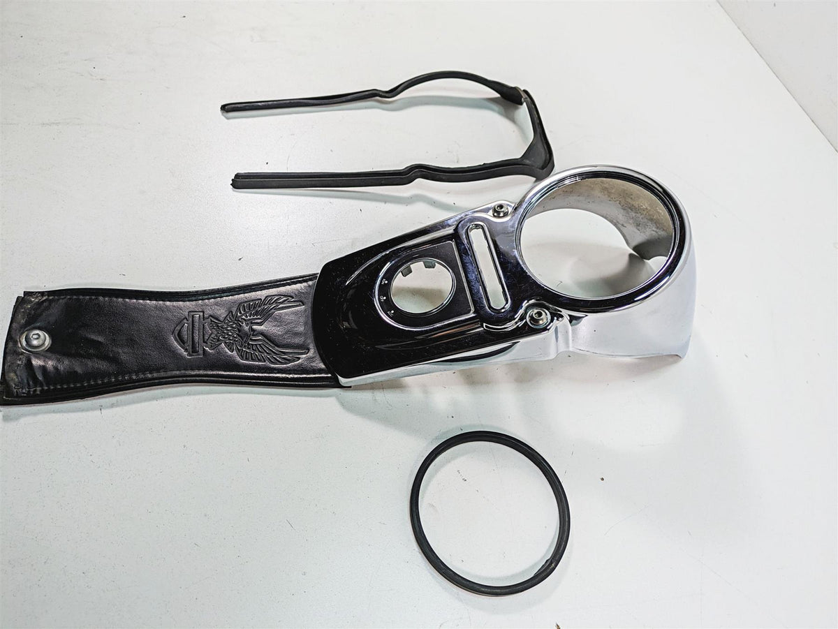 2012 Harley FLD Dyna Switchback Fuel Gas Tank Dash Panel Leather Cover 71204-04 {{ shop.shopifyCountryName }} - Mototech271