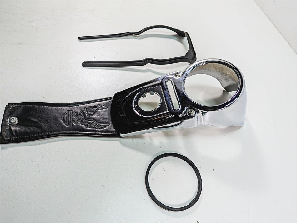 2012 Harley FLD Dyna Switchback Fuel Gas Tank Dash Panel Leather Cover 71204-04 {{ shop.shopifyCountryName }} - Mototech271
