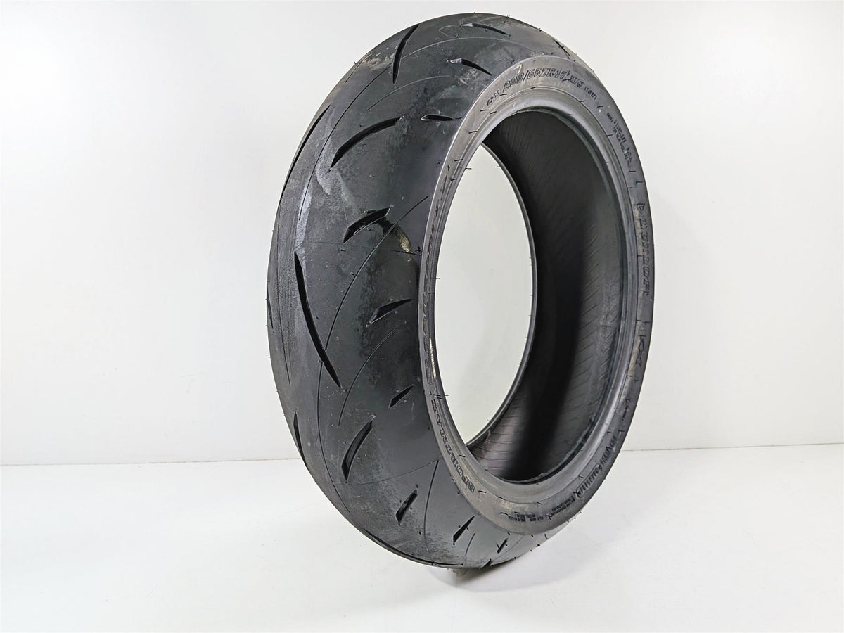 Used Motorcycle Rear Tire Dunlop Sportmax Roadsport 2 200/55-R17 78W DOT5124 636541-Mototech271