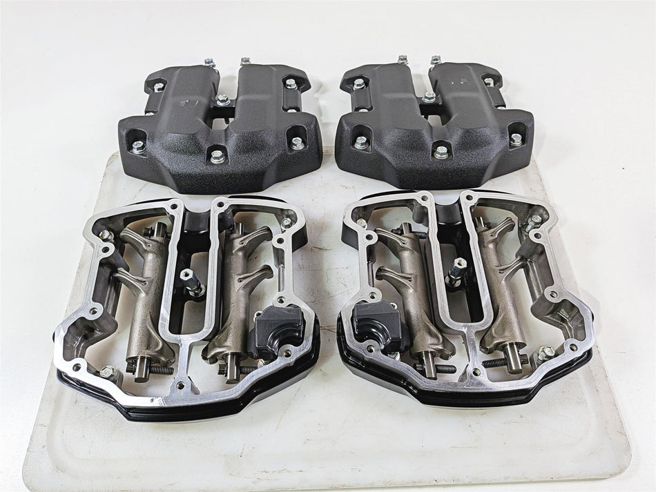 2024 Harley Softail FXLRST Low Rider Rocker Arm Box Valve Cover M8 Set 25701603 {{ shop.shopifyCountryName }} - Mototech271