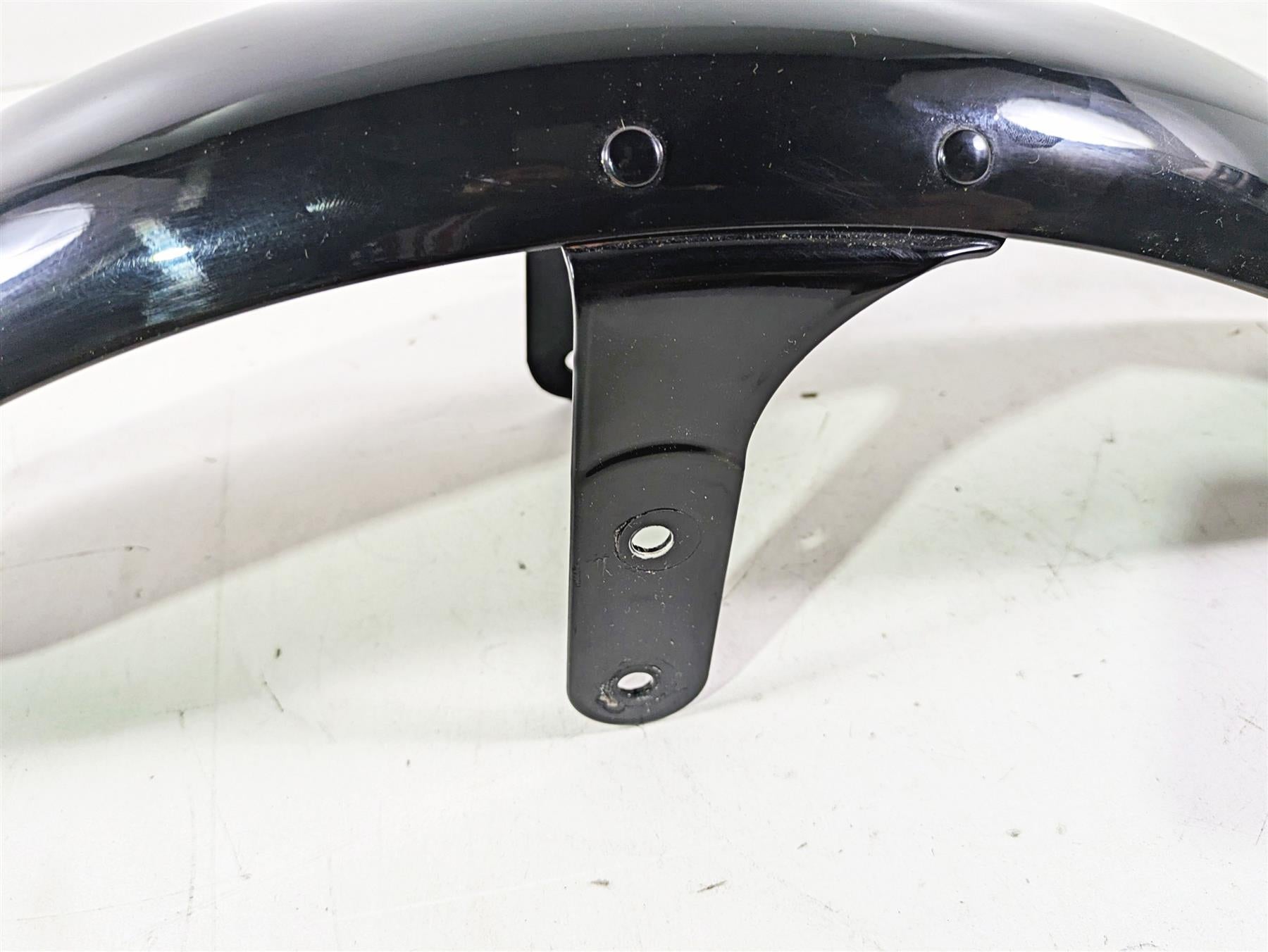 2009 Harley FXCWC Softail Rocker Straight Front Fender Vivid Black 60158-08 {{ shop.shopifyCountryName }} - Mototech271