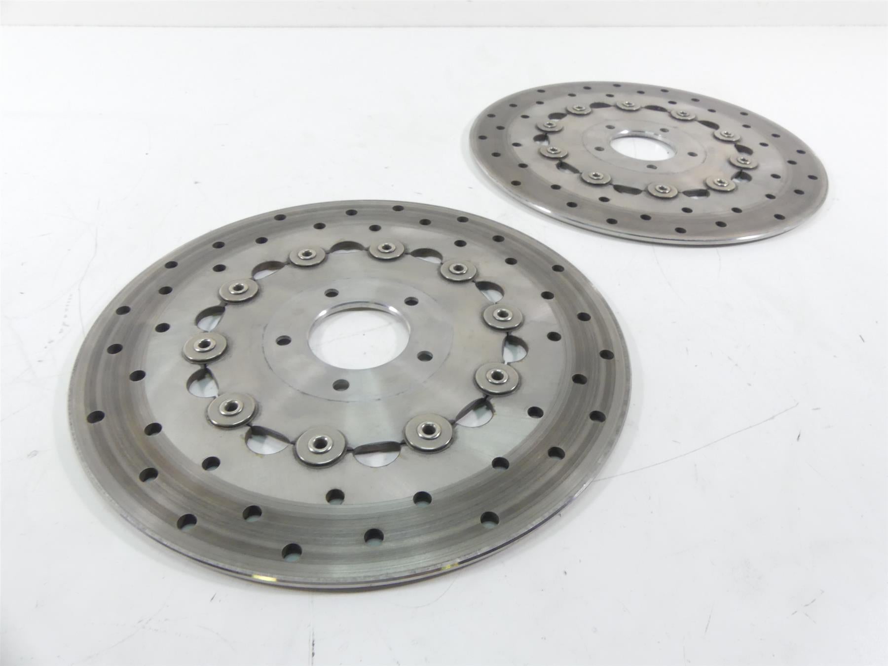 2009 Harley FXDF Dyna Fat Bob Front Sunstar Brake Disc Rotor Set 42040-06 {{ shop.shopifyCountryName }} - Mototech271