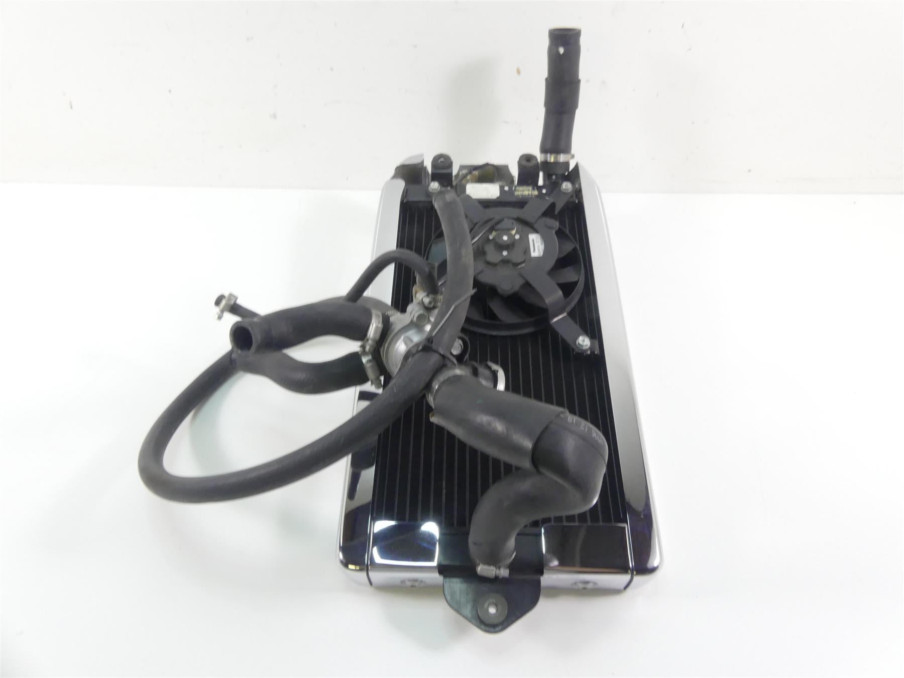 2006 Honda VTX1800 C2 Radiator Fan Hoses Guard Chrome Cover Set 19010-MCH-C21 {{ shop.shopifyCountryName }} - Mototech271