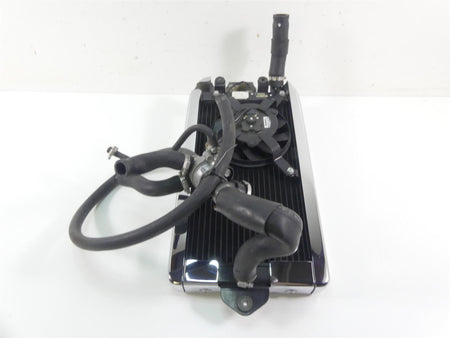 2006 Honda VTX1800 C2 Radiator Fan Hoses Guard Chrome Cover Set 19010-MCH-C21 {{ shop.shopifyCountryName }} - Mototech271