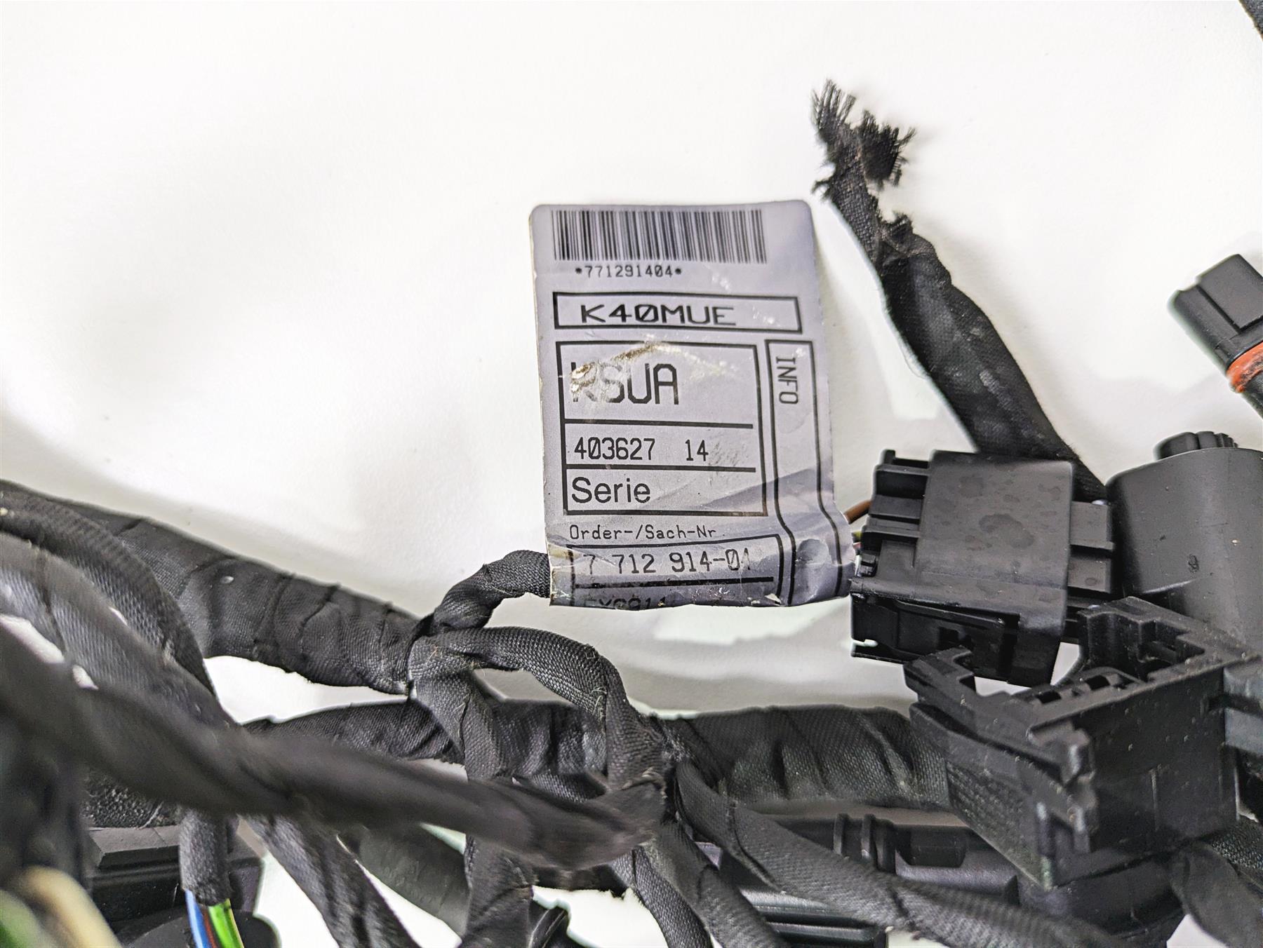 2014 BMW K1300S K40 Main & Engine Wiring Harness 61117712914 12517726207 {{ shop.shopifyCountryName }} - Mototech271