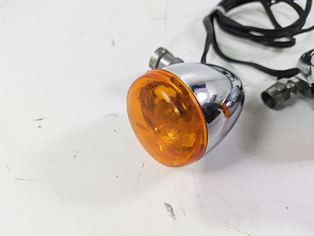 2002 Harley Dyna FXDL Low Rider Front Blinker Turn Signal Set 68972-00 {{ shop.shopifyCountryName }} - Mototech271